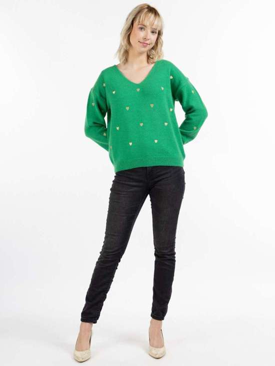 Трикотажный пуловер