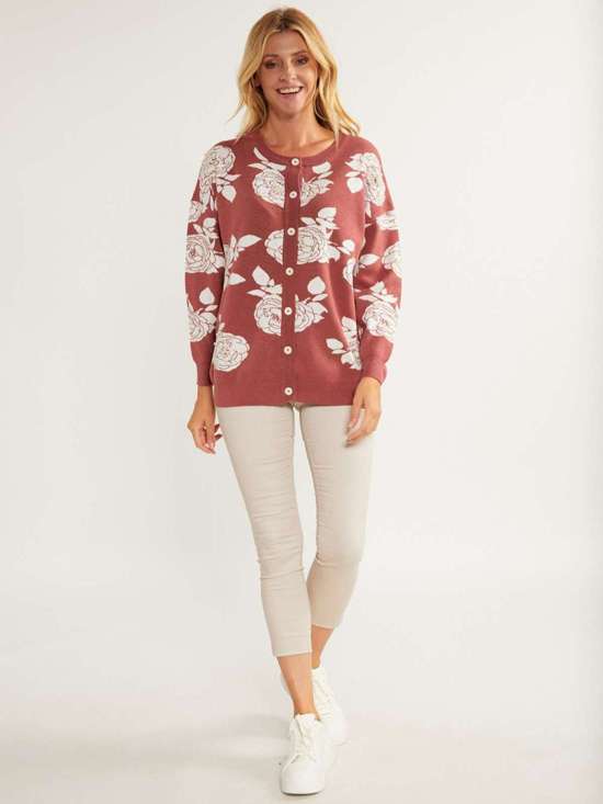 Кардиган с жемчугом