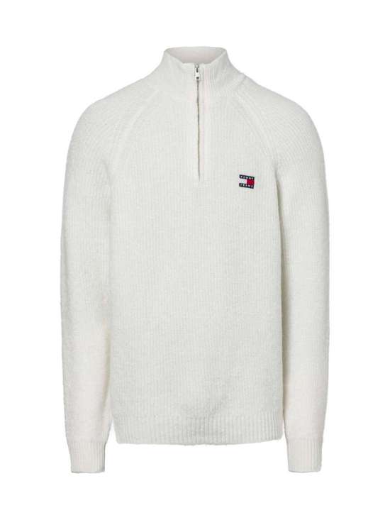 Вязаный свитер с содержанием шерсти