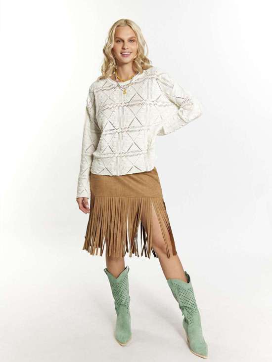 Трикотажный пуловер