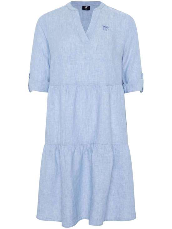 Платье с рюшами