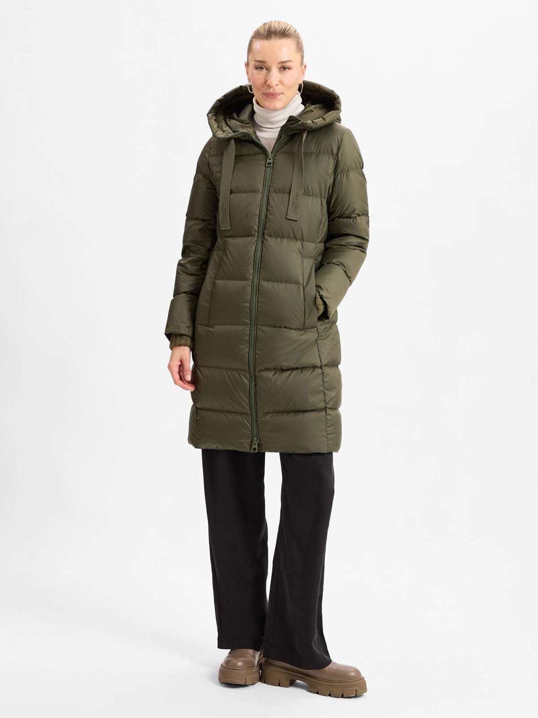 Пуховое пальто