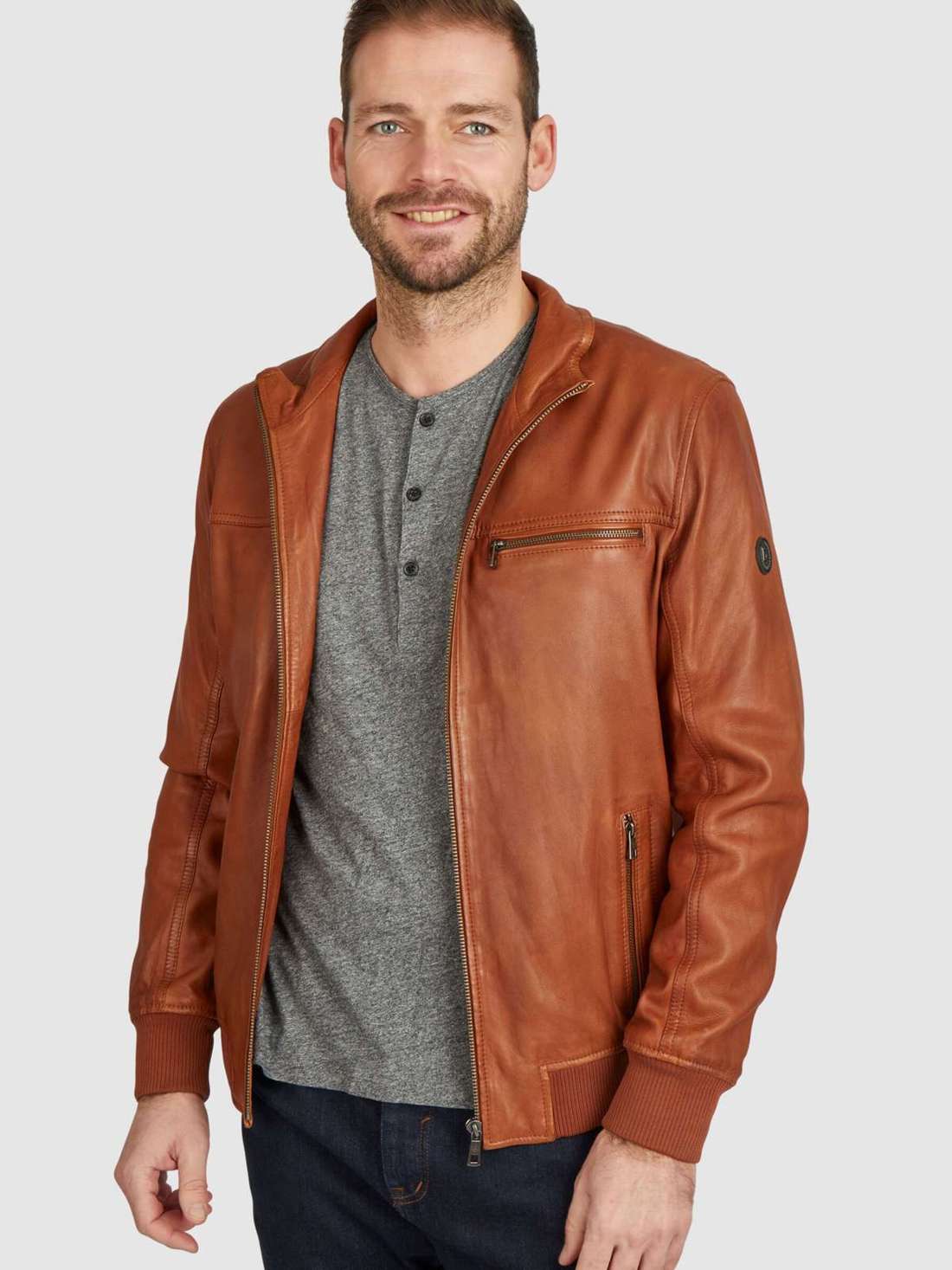 Кожаная куртка BULEONARDO