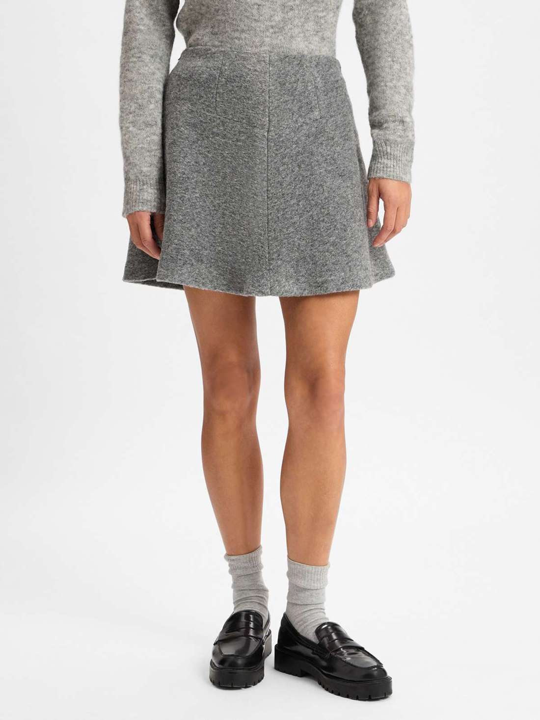 Юбка с содержанием шерсти