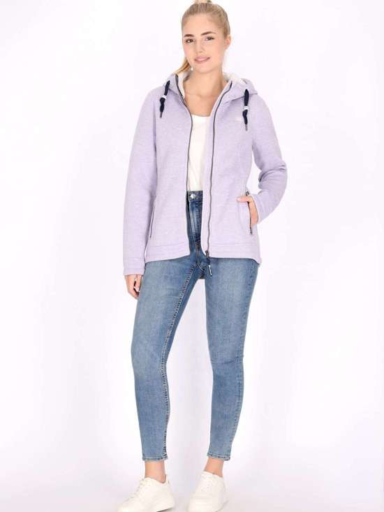 Вязаная флисовая куртка