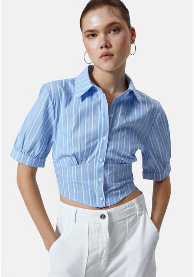 Блуза-рубашка CROP
