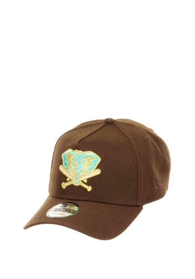 Кепка OAKLAND ATHLETICS MLB 25TH ANNIVERSARY SIDEPATCH WALNUT 9FORTY A-FRAME SNAPBACK