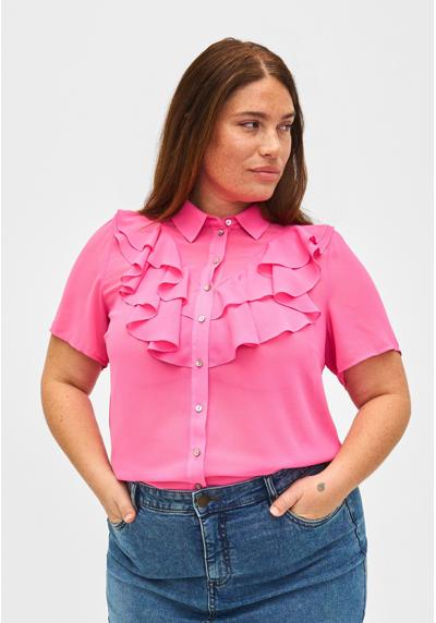 Блуза-рубашка MIT RUSCHEN