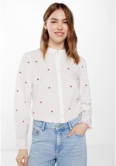 Блуза-рубашка FLOWER EMBROIDERY