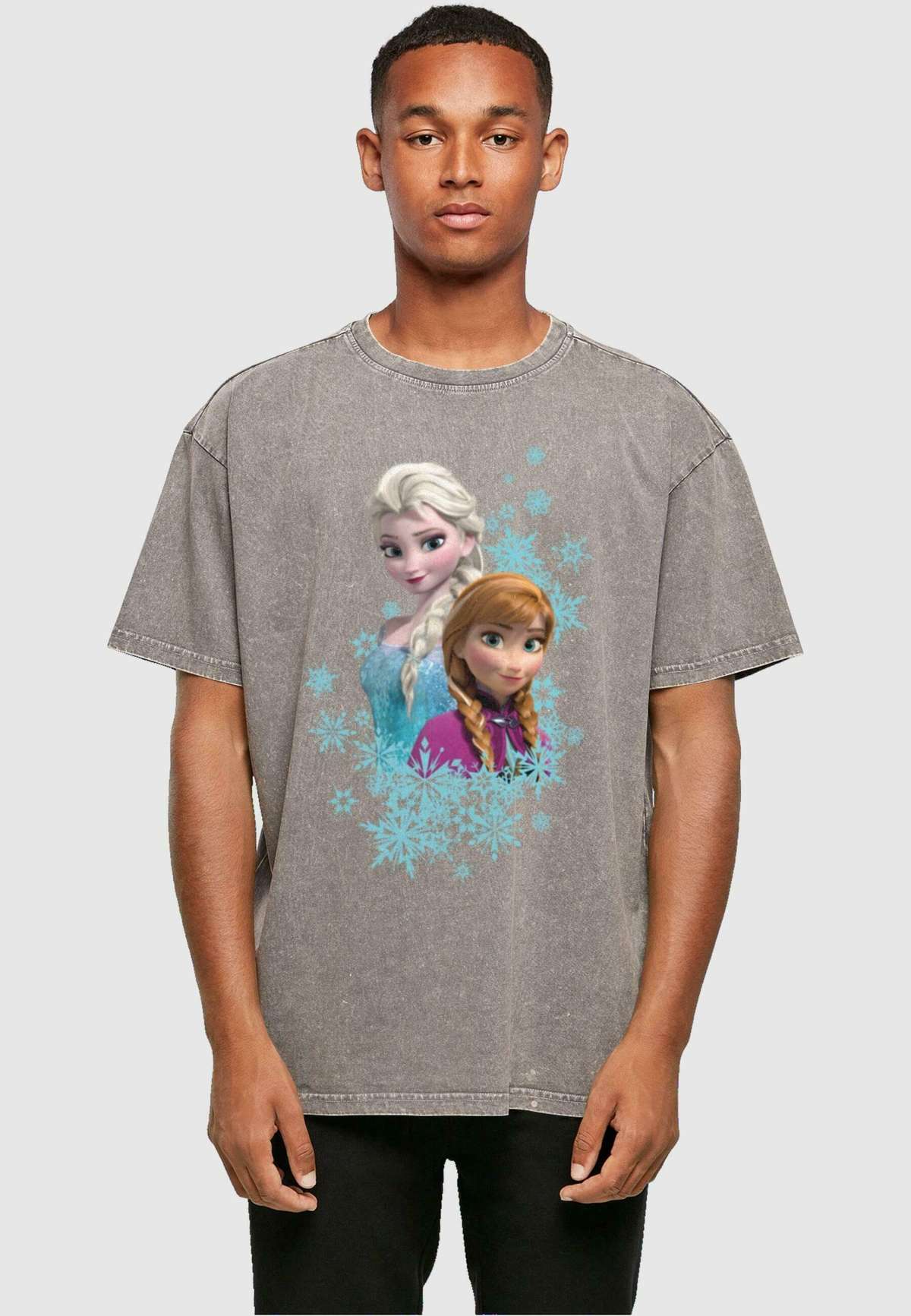 Футболка FROZEN ELSA AND ANNA SISTERS ACID WASHED