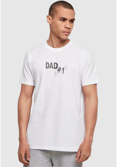 Футболка FATHERS DAY-DAD NUMBER 1 BASIC ROUND NECK