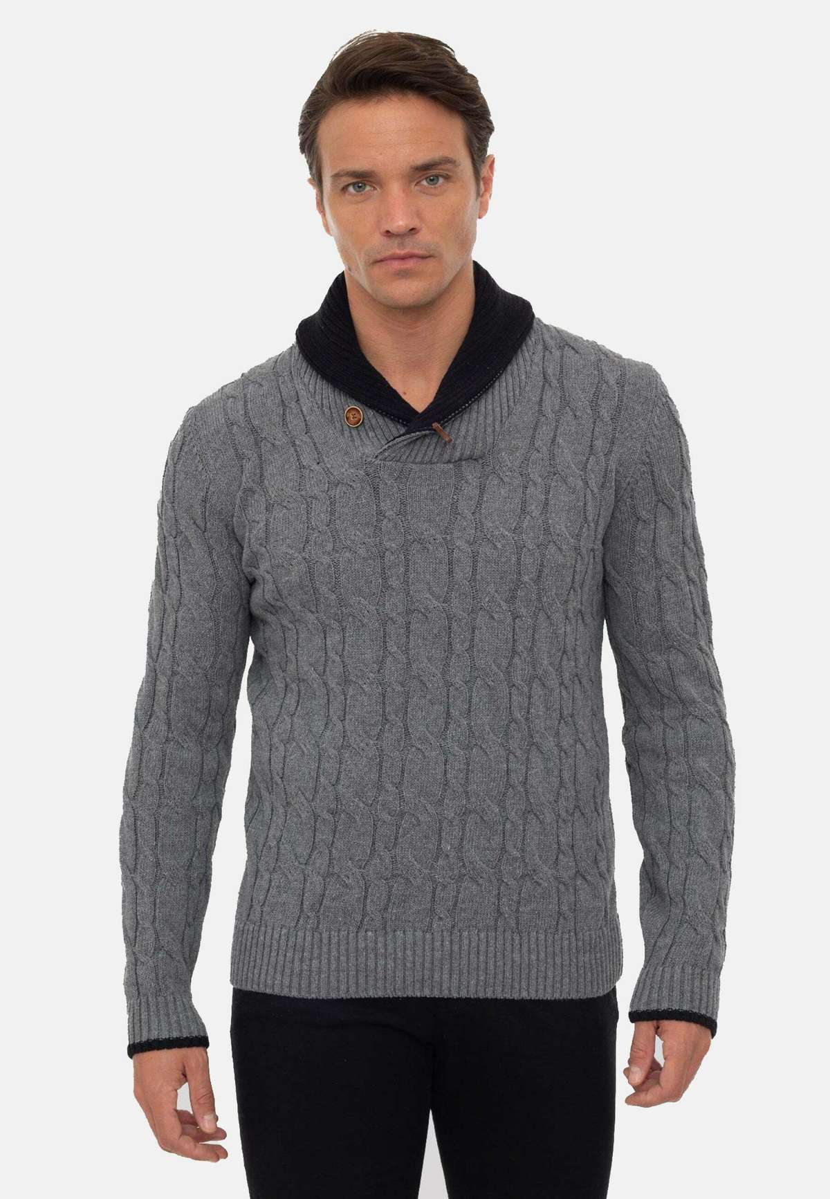 Пуловер PATTERN SHAWN COLLAR