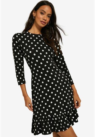 Платье FRIENDS LIKE THESE FIT AND FLARE ROUND NECK 3/4 SLEEVE DRESS.