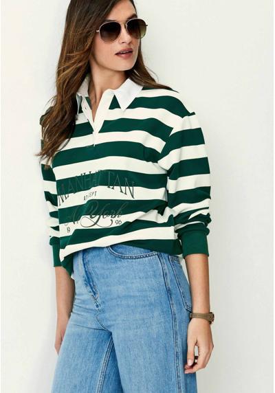 Кофта-поло STRIPE GRAPHIC BUTTON DOWN RUGBY