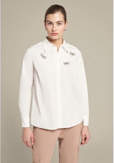 Блуза-рубашка IN POPELINE RICAMATA A MANO