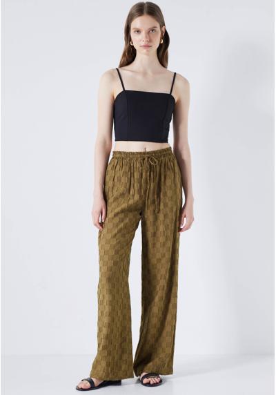 Брюки RELAXED FIT WITH ELASTIC WAIST