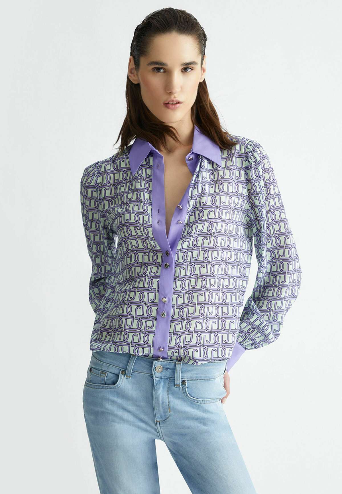 Блуза-рубашка MONOGRAM
