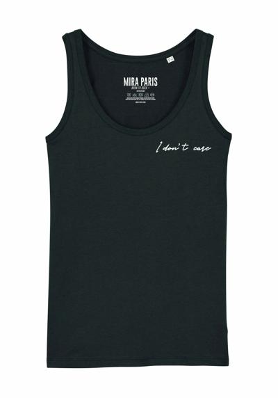 Топ I DON'T CARE EMBROIDERY TANK