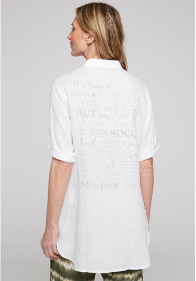 Блуза-рубашка MIT RUCKEN-ARTWORK