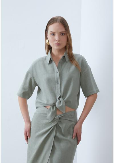Блуза-рубашка LINEN BLEND SHIRT