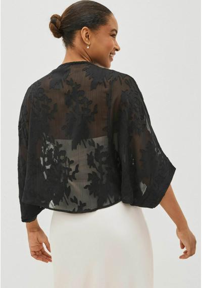 Пончо SHEER EMBROIDERED COVER-UP