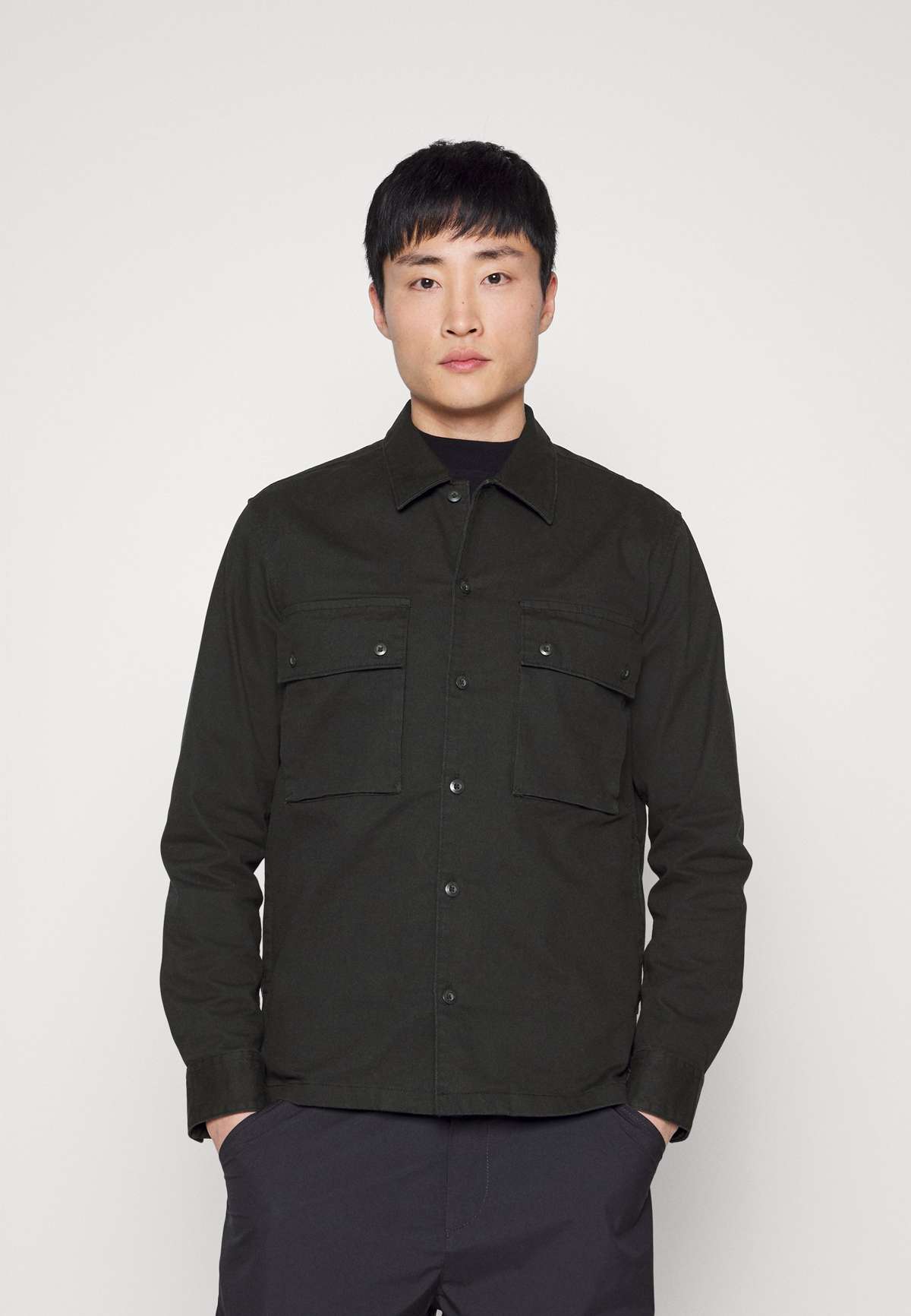 Куртка OVERSHIRT WITH CAMPCOLLAR FLAP POCKETS WITH BUTTONS SLITS