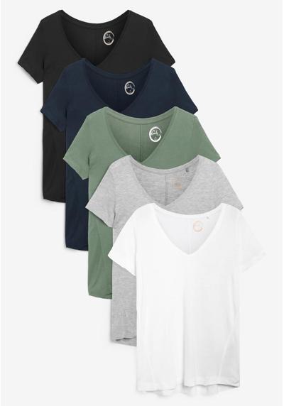 Футболка PACK OF 5 SLOUCH V NECK