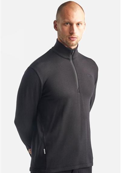 Пуловер 100%25 MERINO ORIGINAL LS HALF ZIP JUMPER BLACK