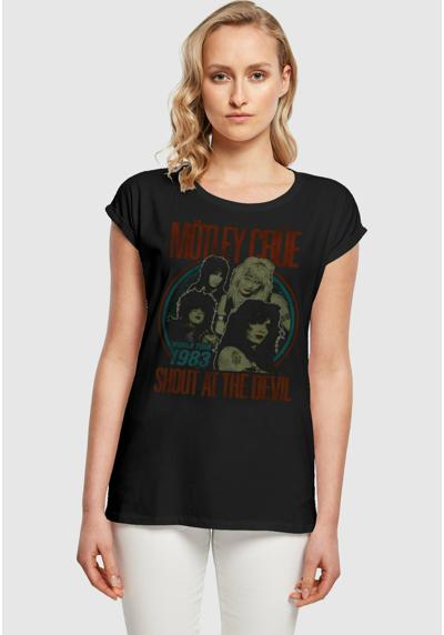 MOTLEY CRUE - SATD TOUR 1983 EXTENDED SHOULDER TEE - T-Shirt print MOTLEY CRUE