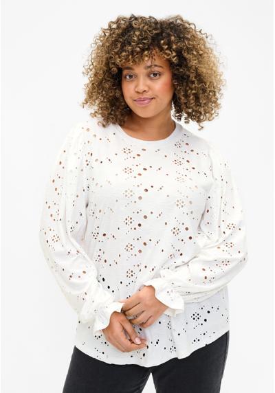 Блузка LONG SLEEVED WITH HOLE PATTERN