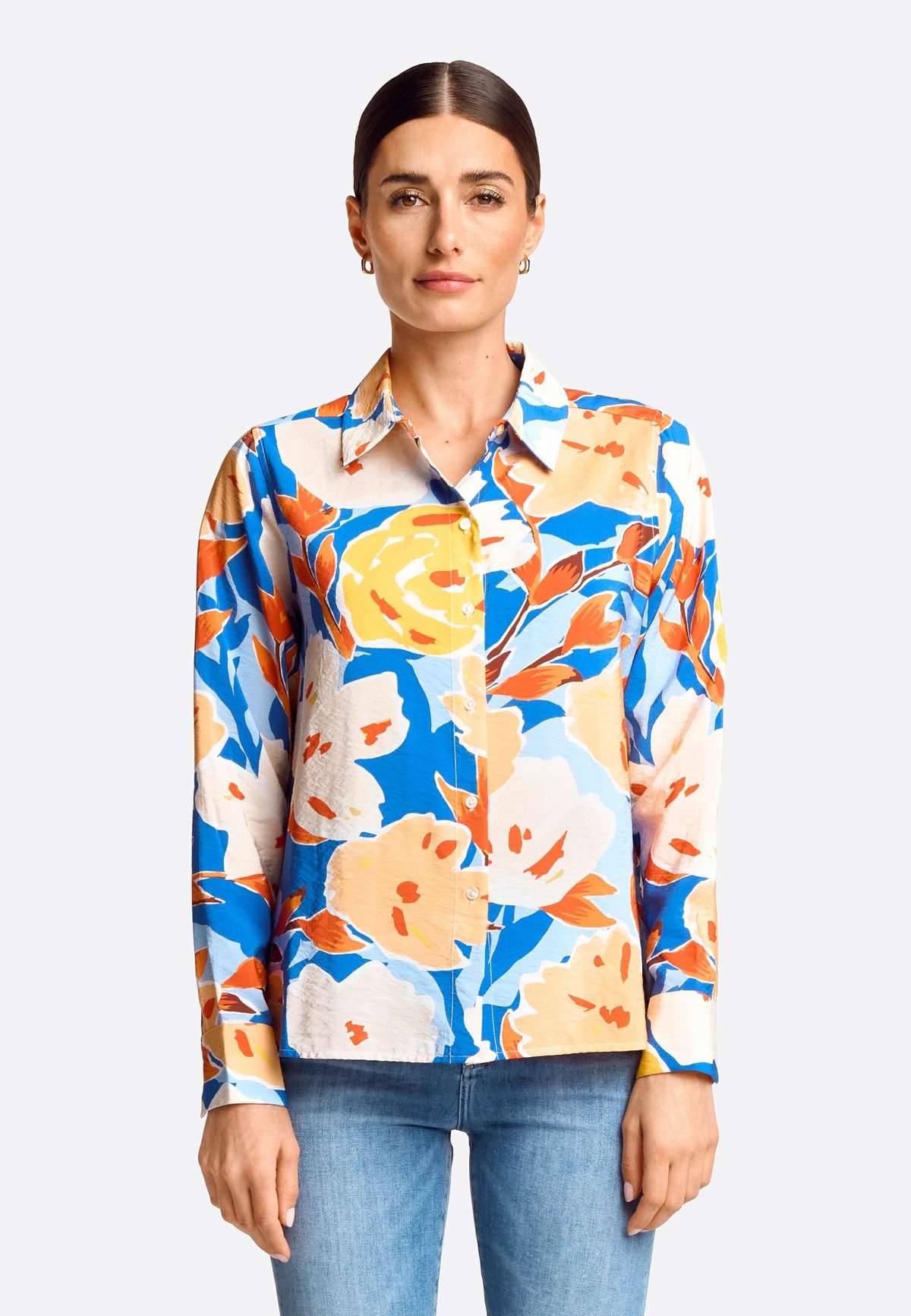 Блуза-рубашка MIT FLORALEM