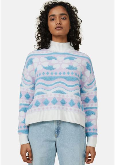 Пуловер COSY MOCK NECK NEUTRALS FAIRISLE