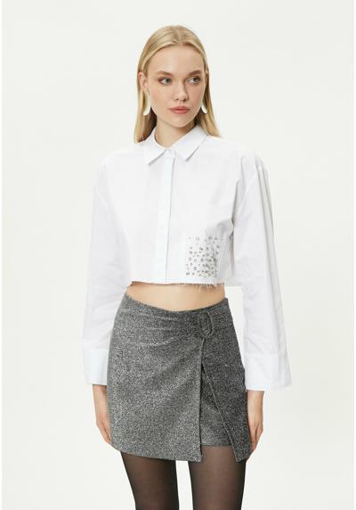 Блуза-рубашка CROP