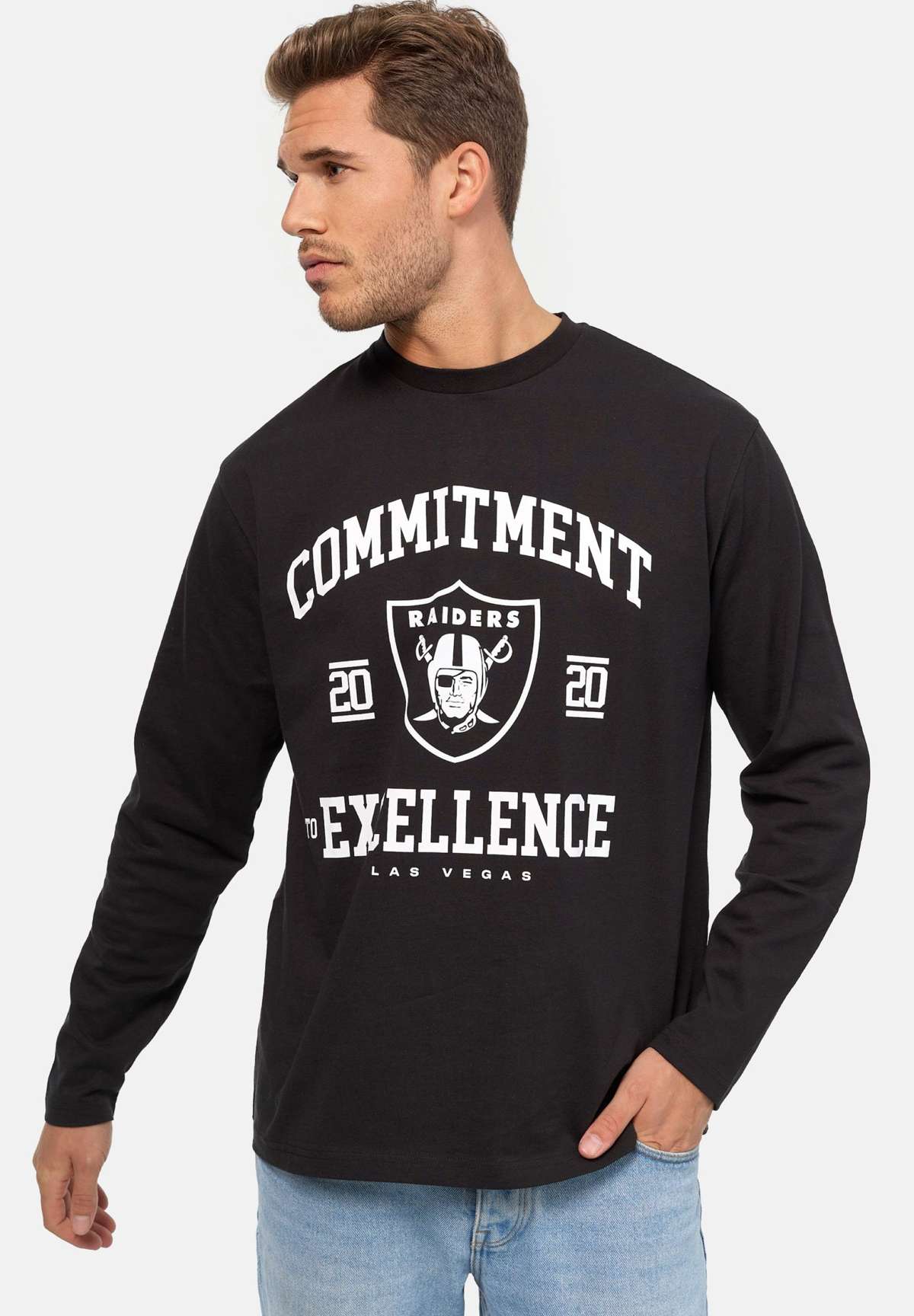 Пуловер NFL RAIDERS COMMITMENT TO EXCELLENCE RELAX