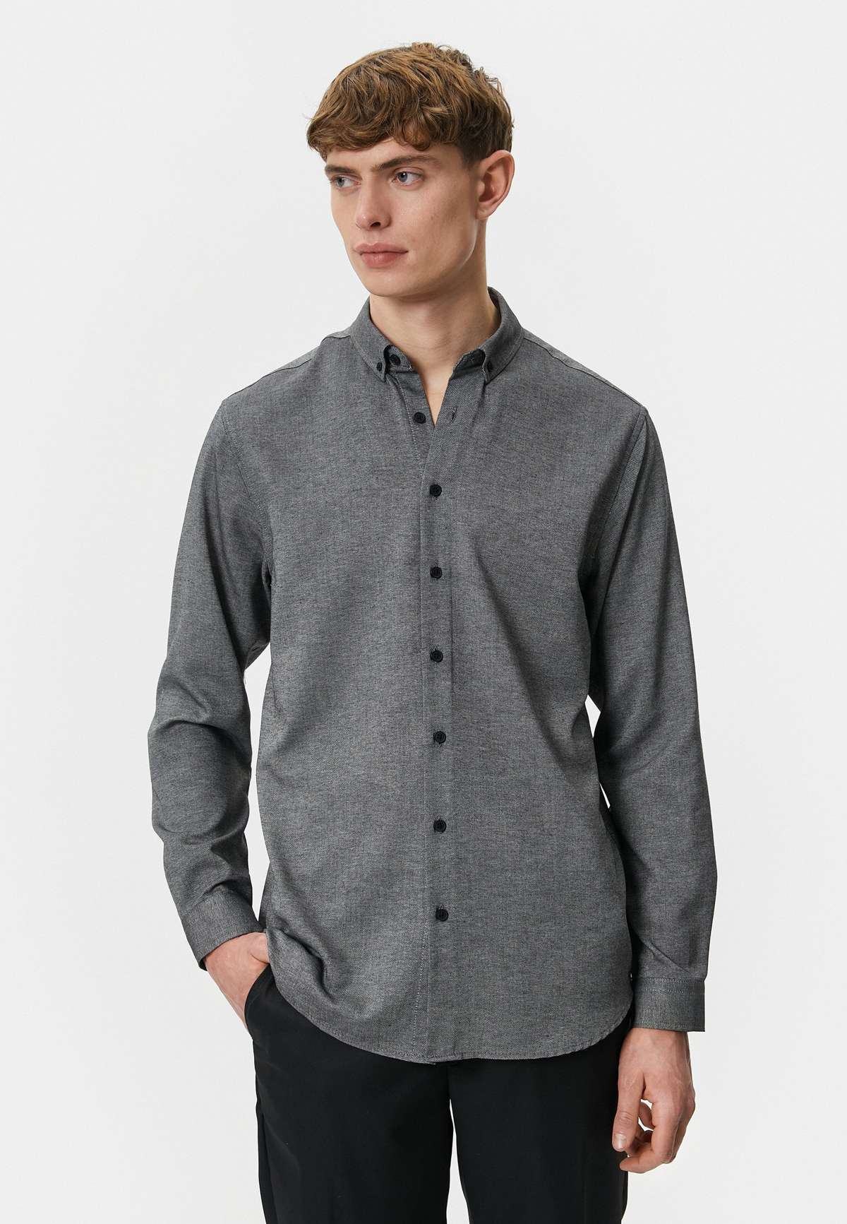 Рубашка CLASSIC NECK LONG SLEEVE BUTTONED