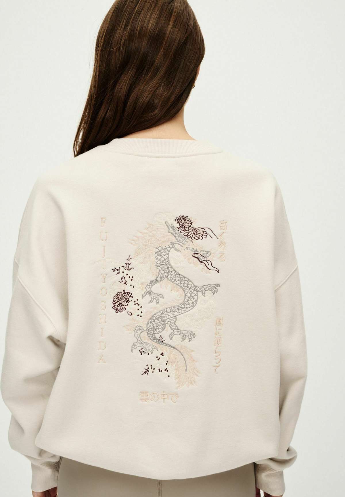 Кофта DRAGON BACK GRAPHIC NEUTRAL OATMEAL CREW NECK