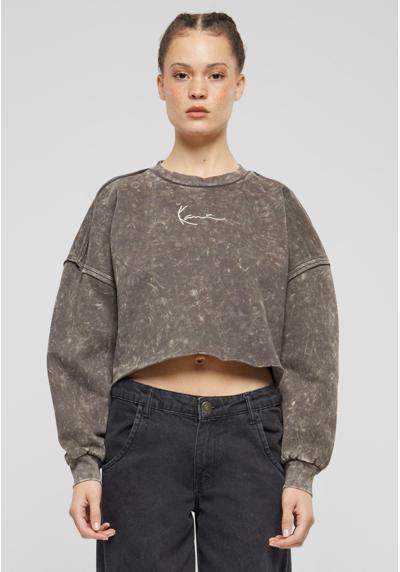 Кофта SMALL SIGNATURE WASHED CROP CREW SMALL SIGNATURE WASHED CROP CREW