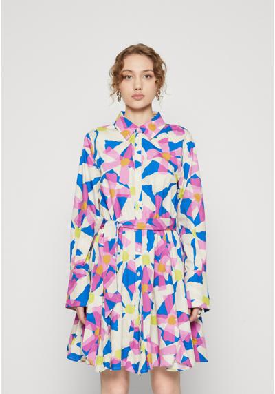 Платье-блузка MINON BIG FLOWER SHIRT DRESS