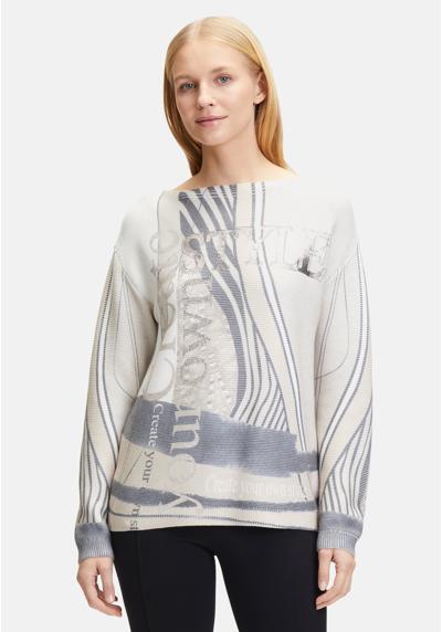 Пуловер MIT PRINT