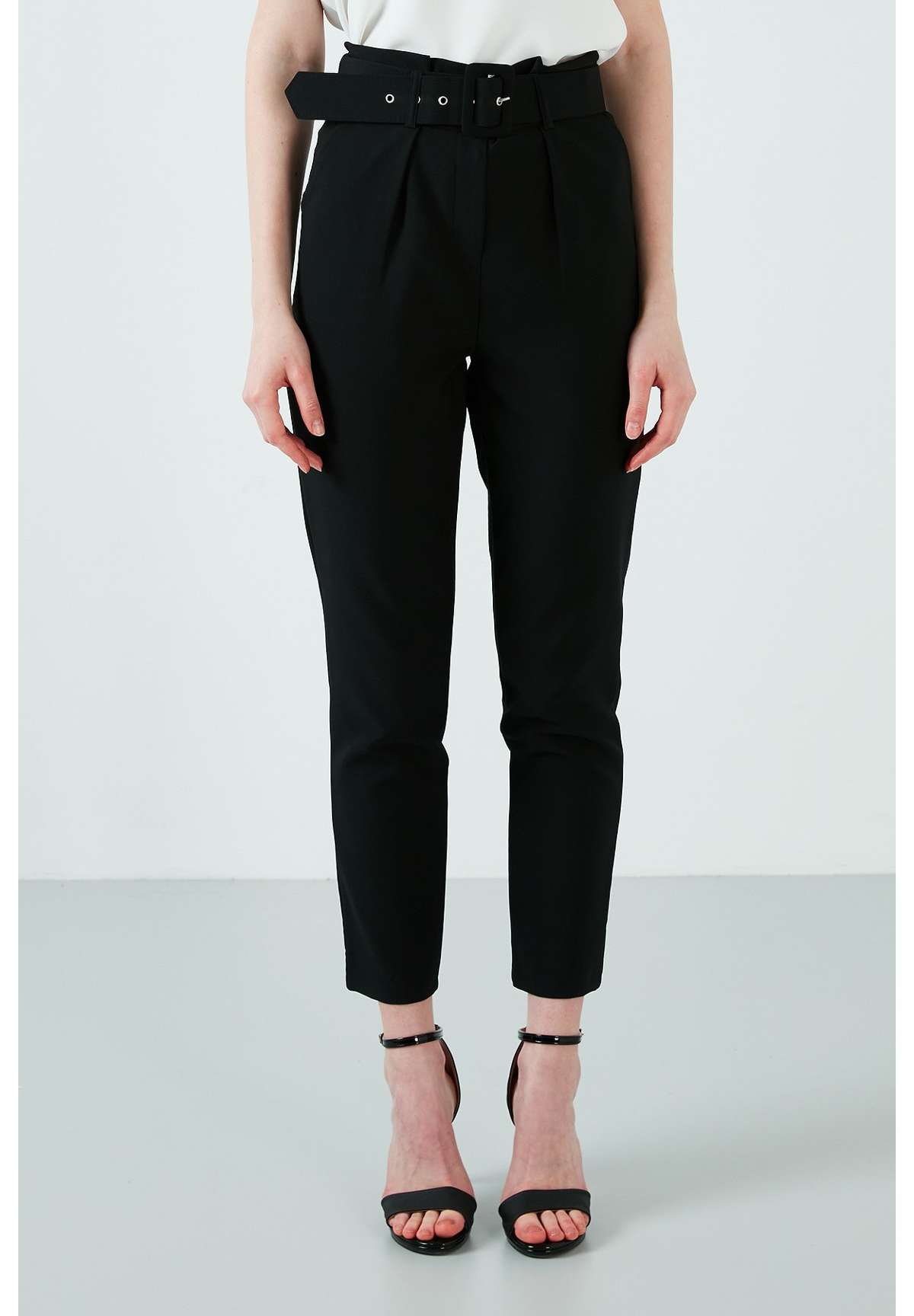 Брюки LELA HIGH WAISTED BELTED POCKET TROUSERS WOMEN'S TROUSERS