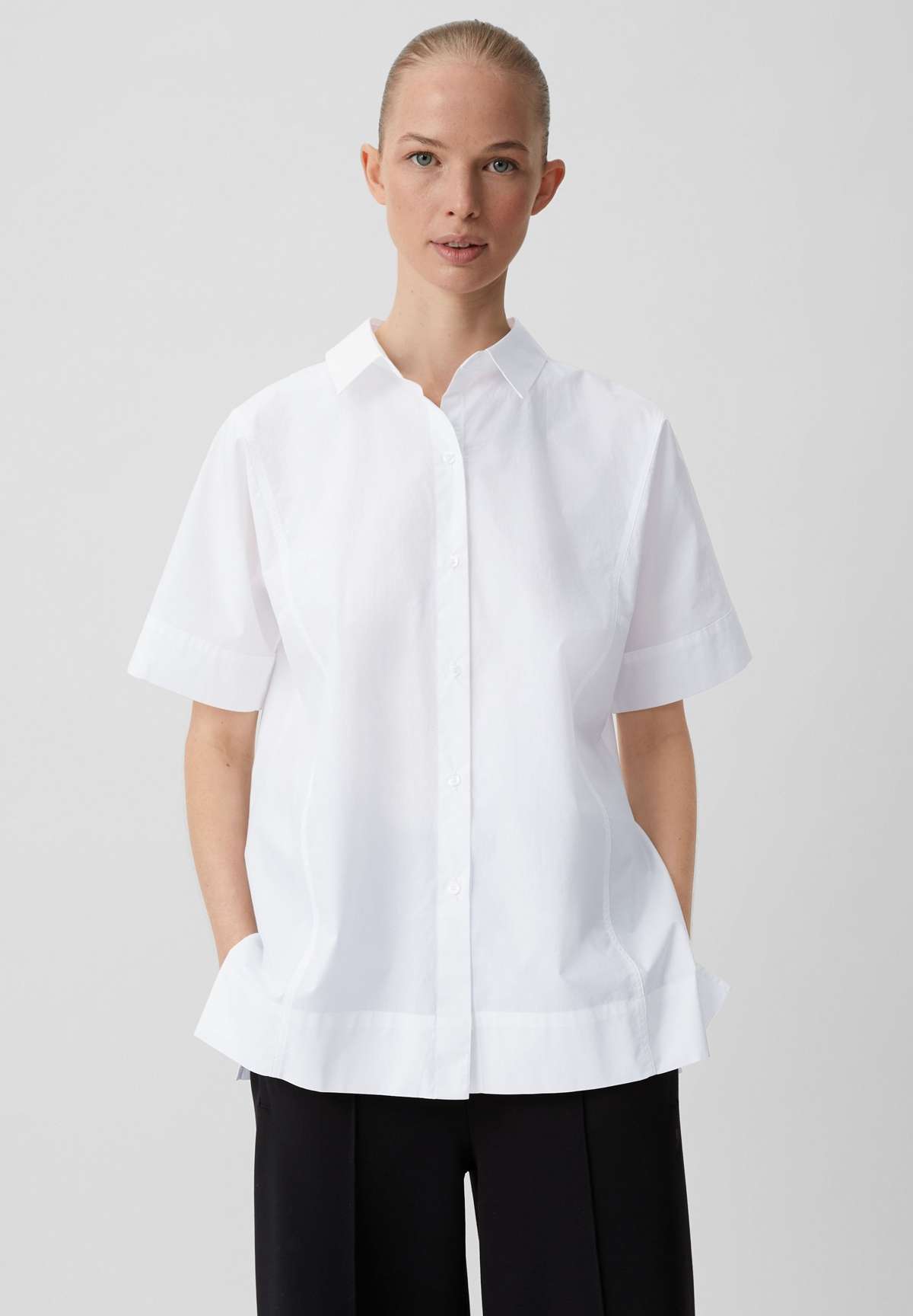 Блуза-рубашка MIT STICKEREI-DETAIL