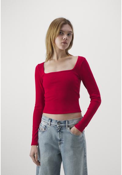 Кофта RIBBED SEAMLESS FABRIC SQUARE-NECK TOP