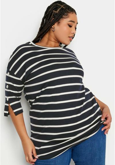 Кофта STRIPED BUTTON SLEEVE