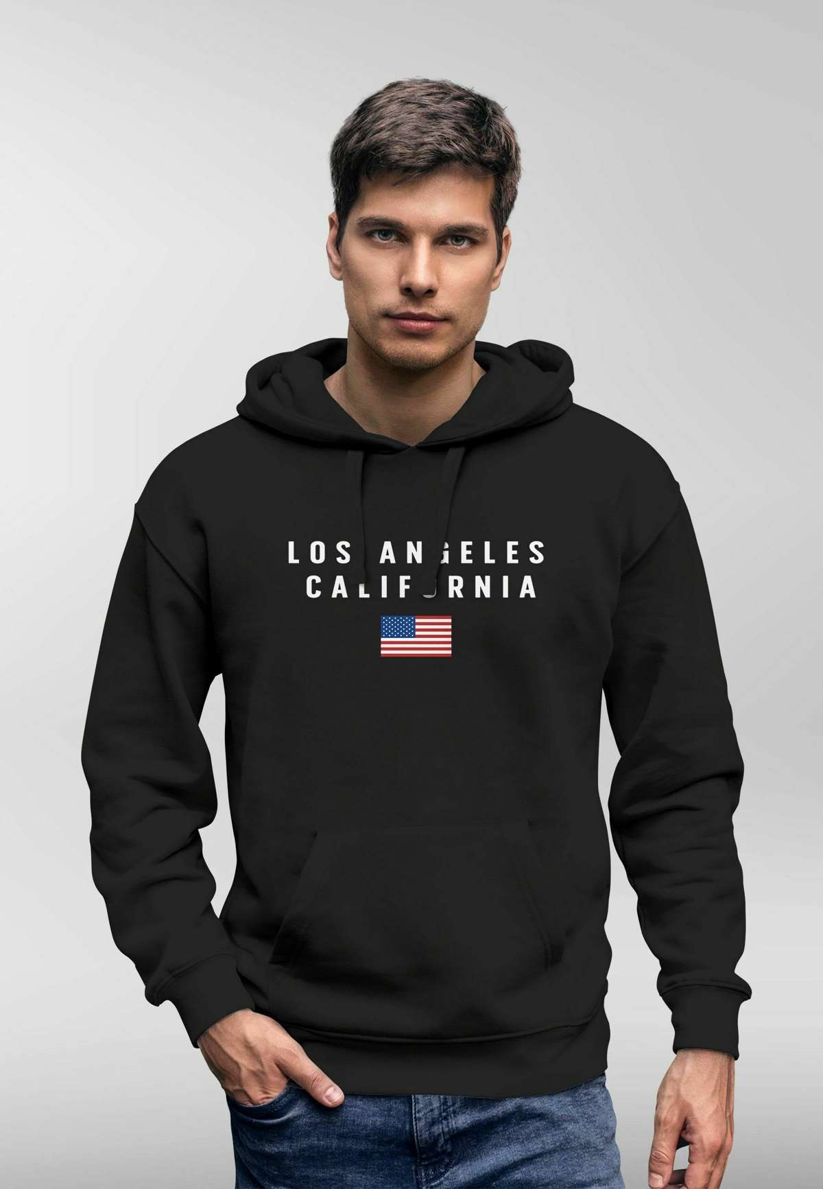 Пуловер BEDRUCKT SCHRIFTZUG CALIFORNIA LOS ANGELES USA AME