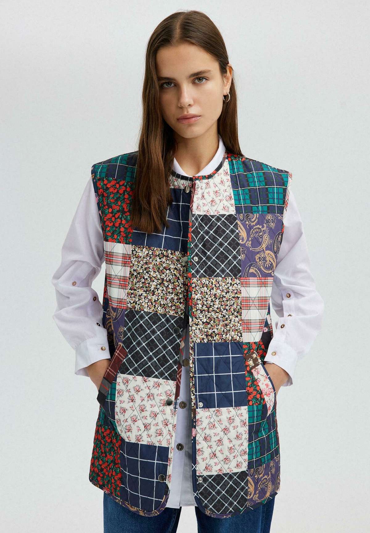 Жилет PATCHWORK QUILTED THIN
