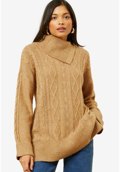 Пуловер NECK CABLE KNIT REGULAR FIT