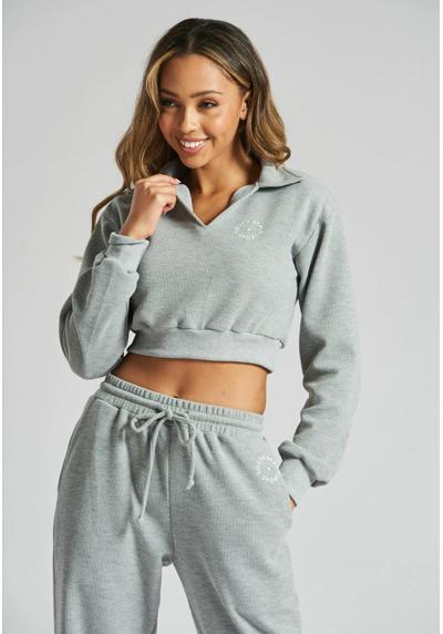Кофта ACTIVE COLLARED CROP WAFFLE