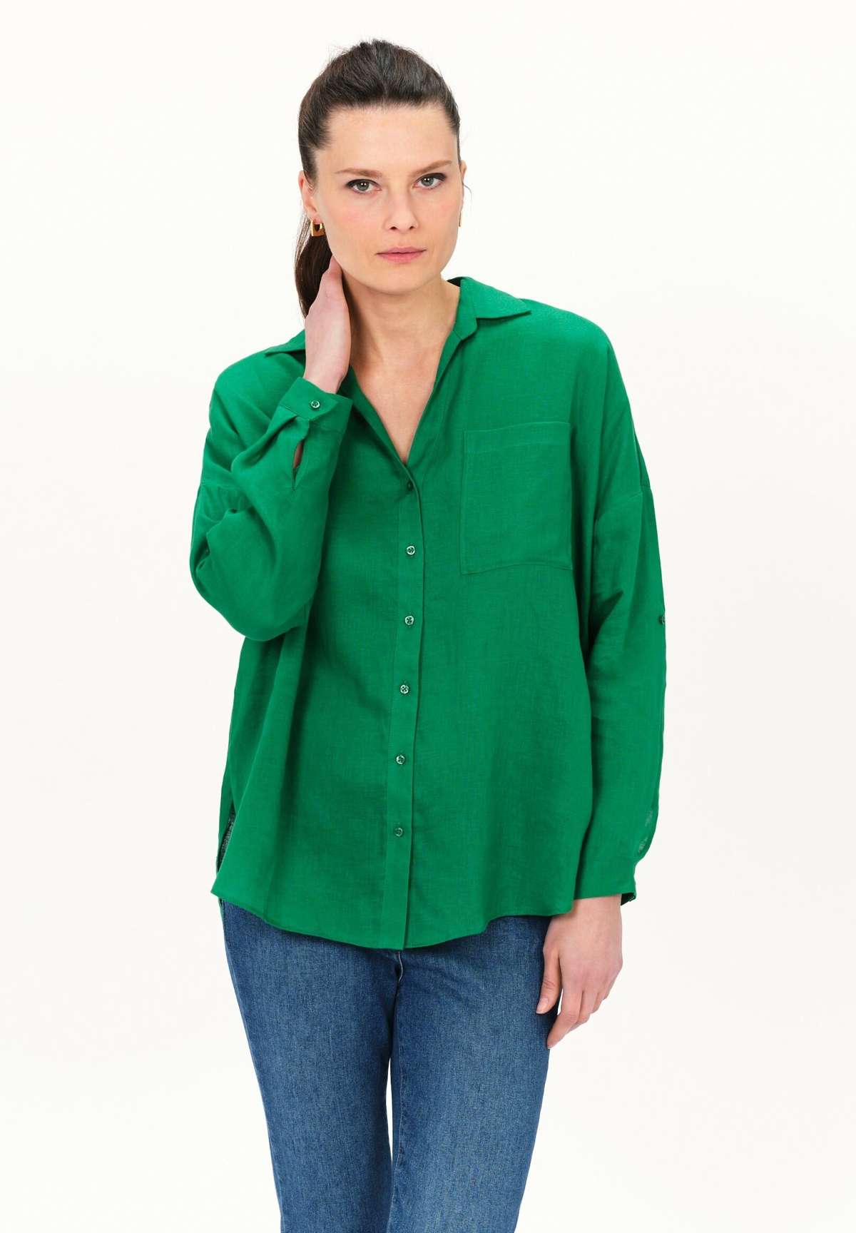 Блуза-рубашка FRENCH FASHION ELEGANT MODERN SANDY